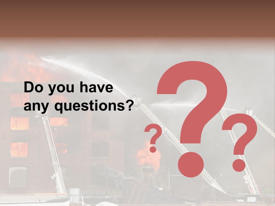 Big Vehicle Fire PowerPoint Template