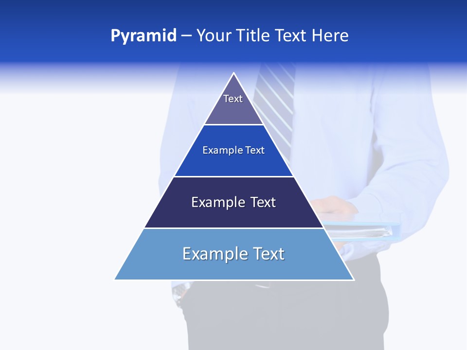 Business Folder Businessman PowerPoint Template