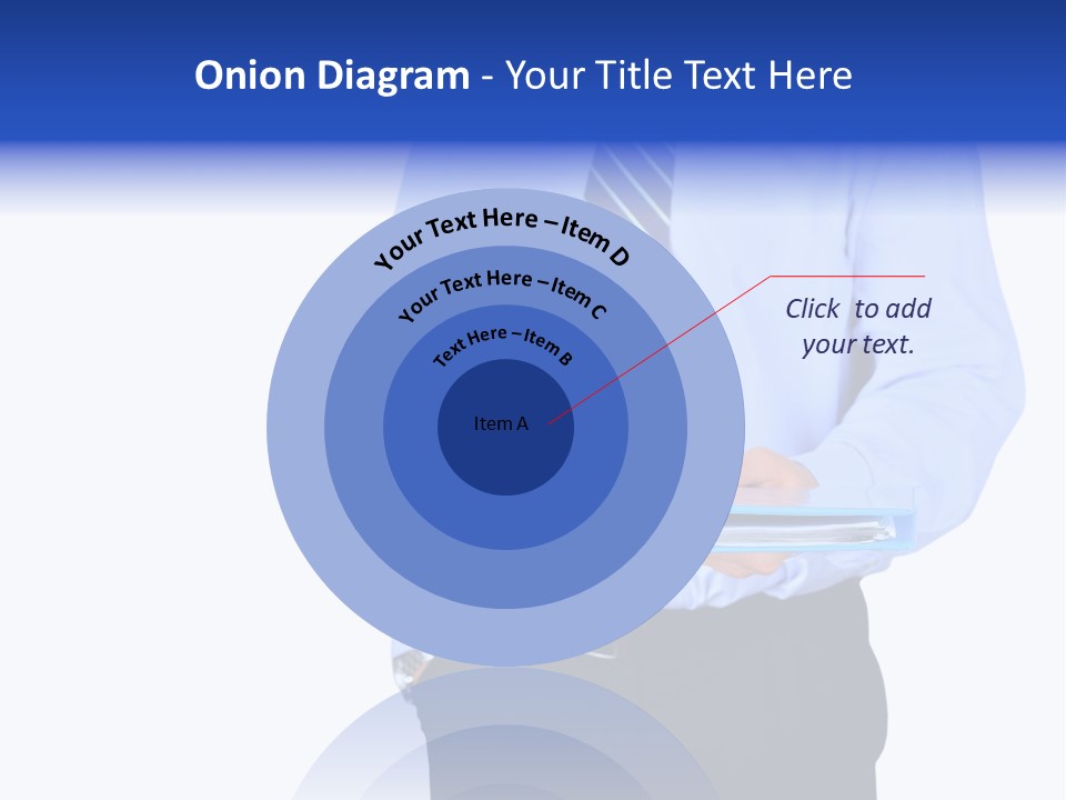 Business Folder Businessman PowerPoint Template