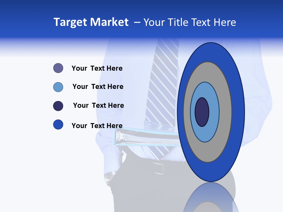 Business Folder Businessman PowerPoint Template