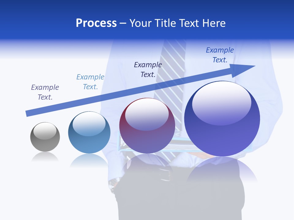Business Folder Businessman PowerPoint Template