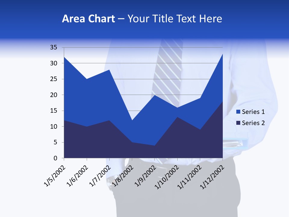 Business Folder Businessman PowerPoint Template