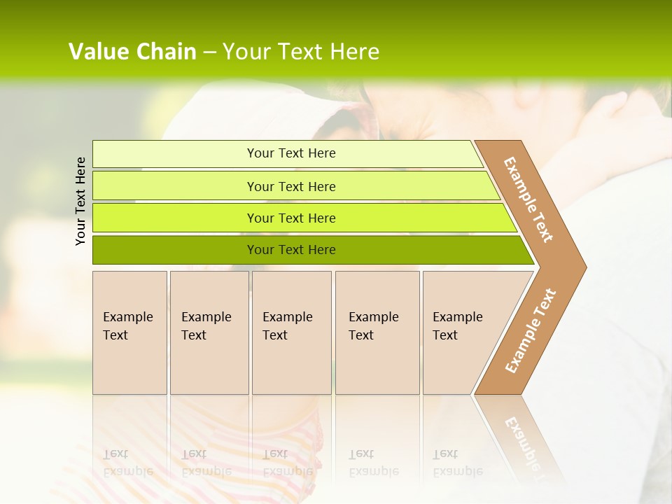 A Man Holding A Little Girl In His Arms PowerPoint Template
