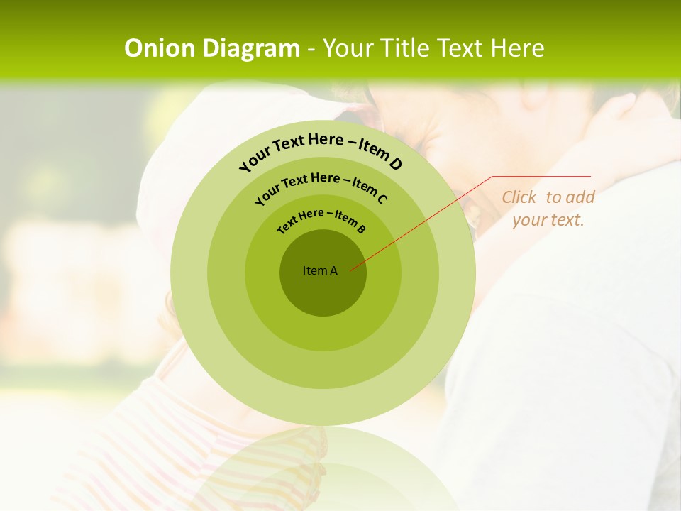 A Man Holding A Little Girl In His Arms PowerPoint Template