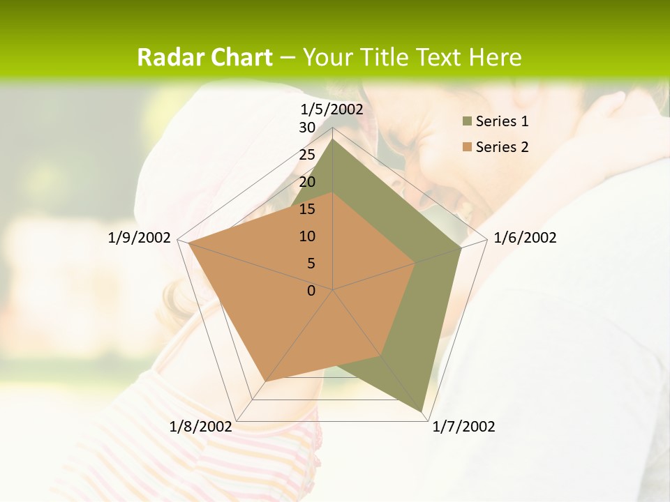 A Man Holding A Little Girl In His Arms PowerPoint Template