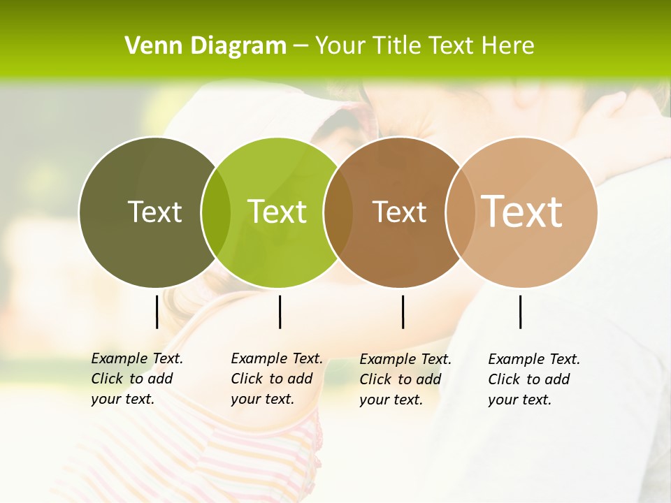 A Man Holding A Little Girl In His Arms PowerPoint Template