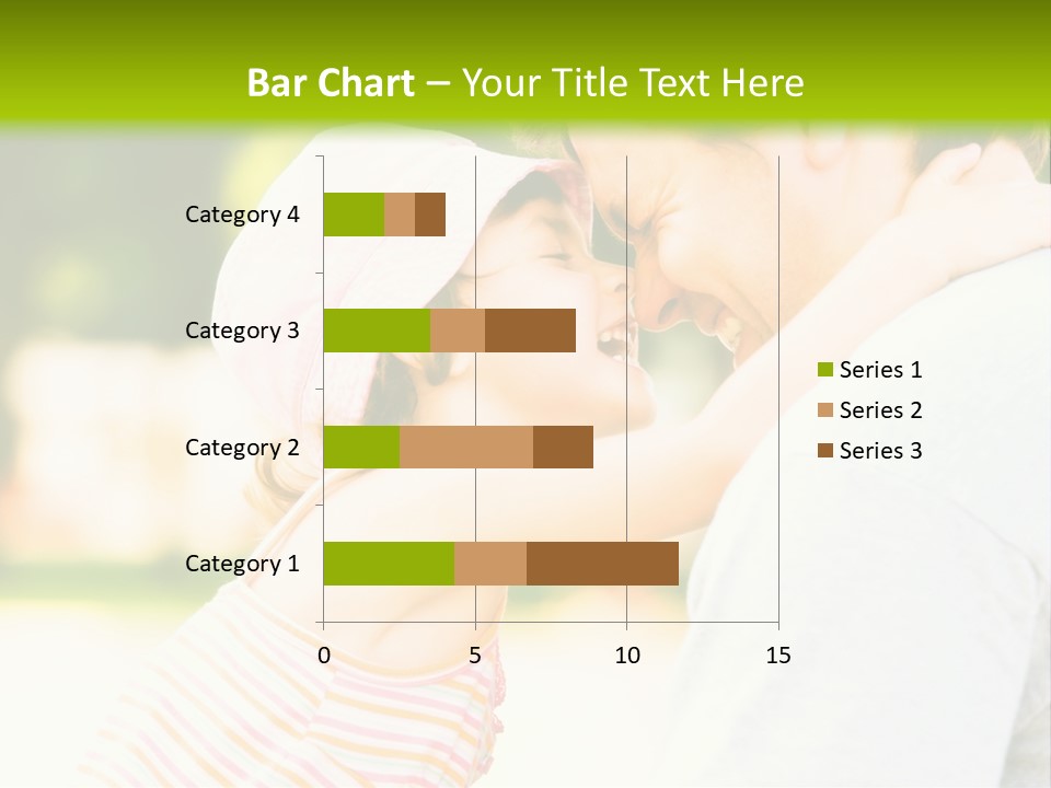 A Man Holding A Little Girl In His Arms PowerPoint Template