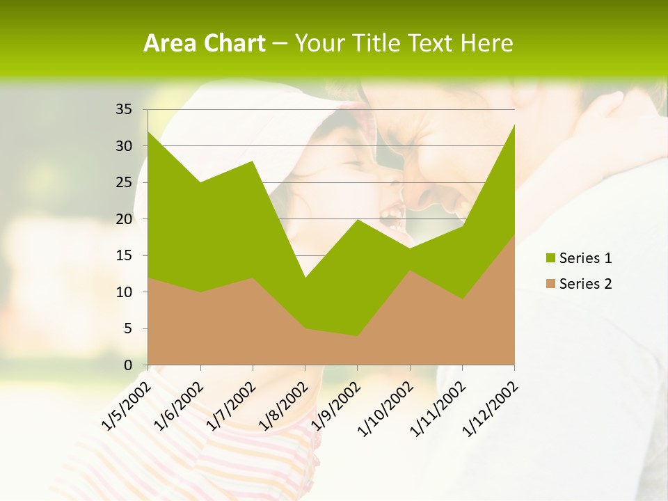 A Man Holding A Little Girl In His Arms PowerPoint Template