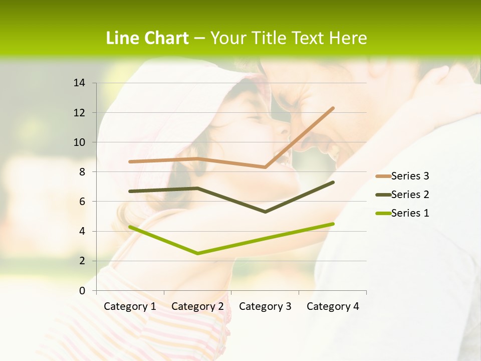 A Man Holding A Little Girl In His Arms PowerPoint Template