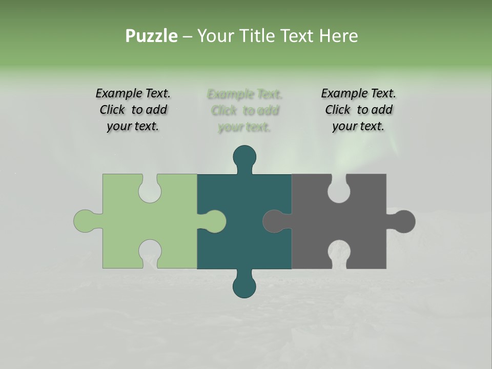 Northern Sky Borealis PowerPoint Template