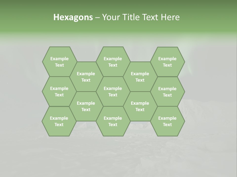 Northern Sky Borealis PowerPoint Template