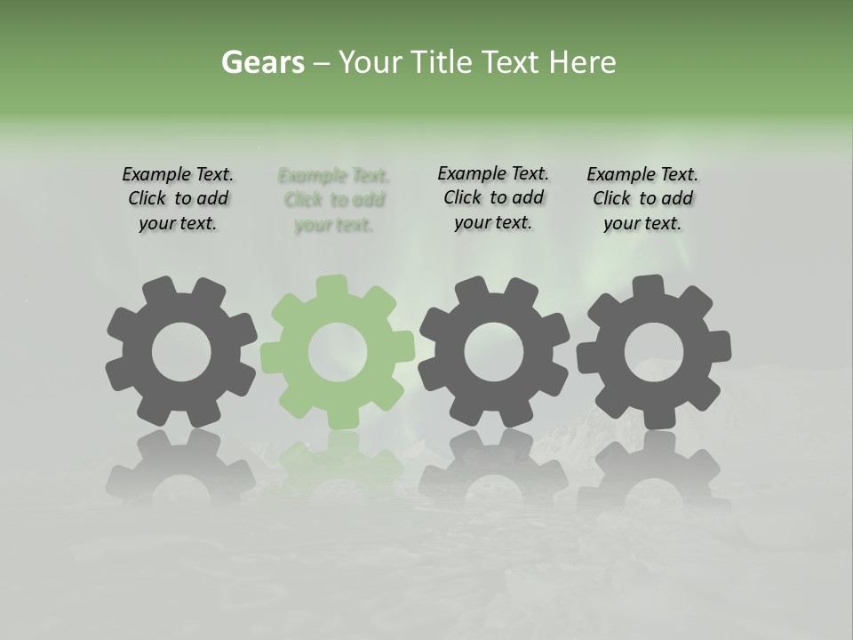 Northern Sky Borealis PowerPoint Template