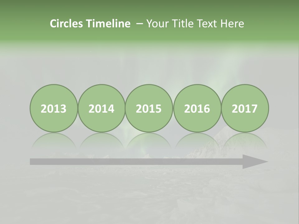 Northern Sky Borealis PowerPoint Template