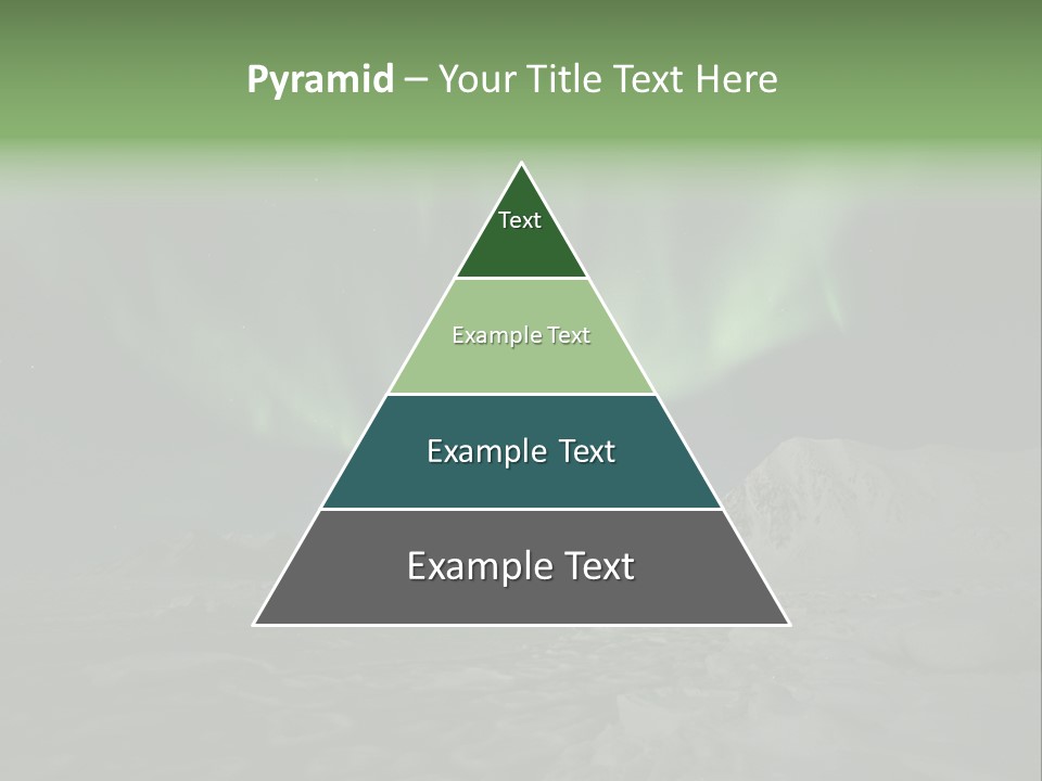 Northern Sky Borealis PowerPoint Template
