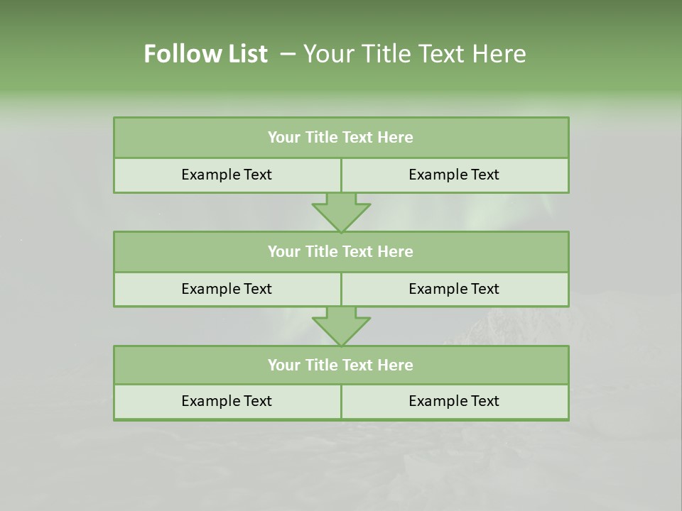 Northern Sky Borealis PowerPoint Template