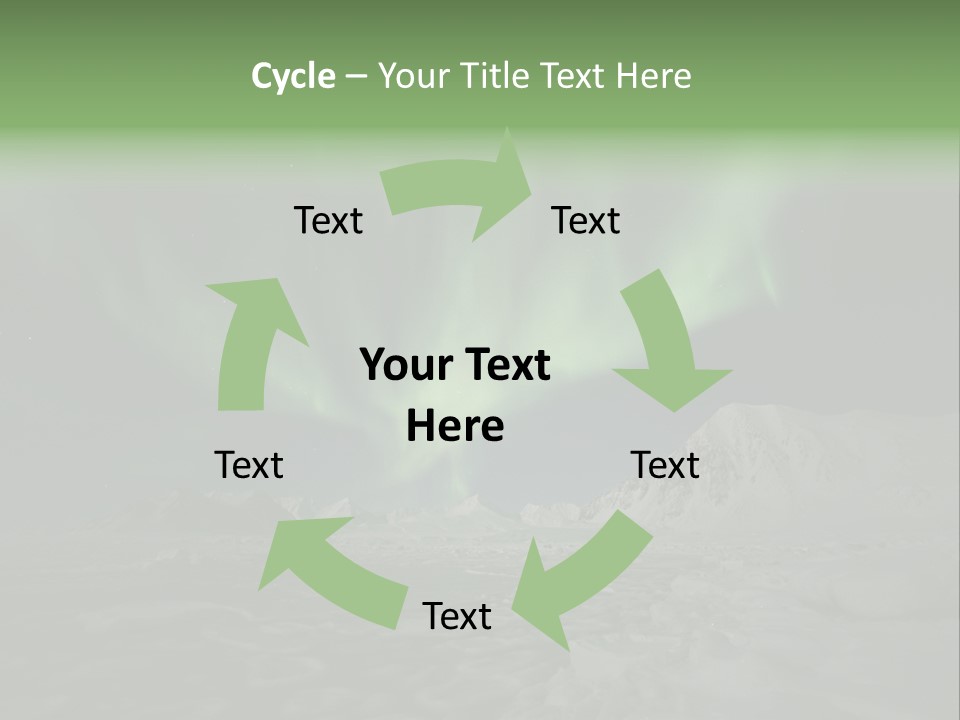 Northern Sky Borealis PowerPoint Template