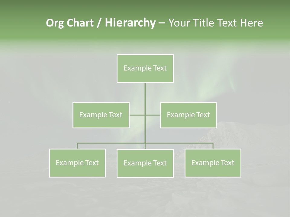 Northern Sky Borealis PowerPoint Template
