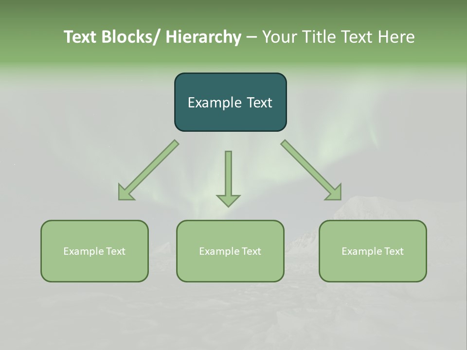 Northern Sky Borealis PowerPoint Template
