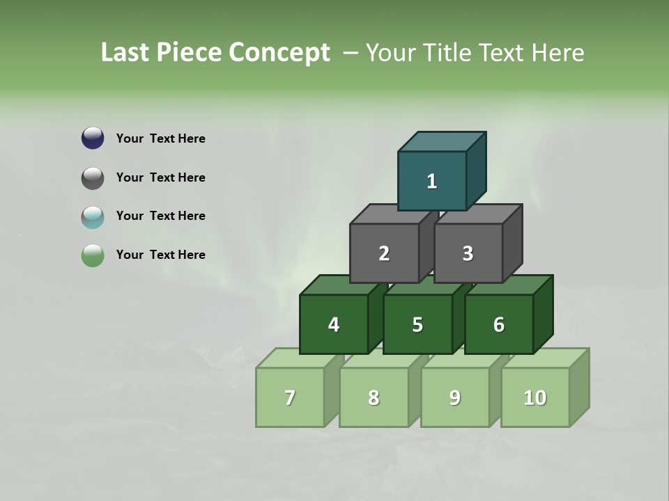 Northern Sky Borealis PowerPoint Template