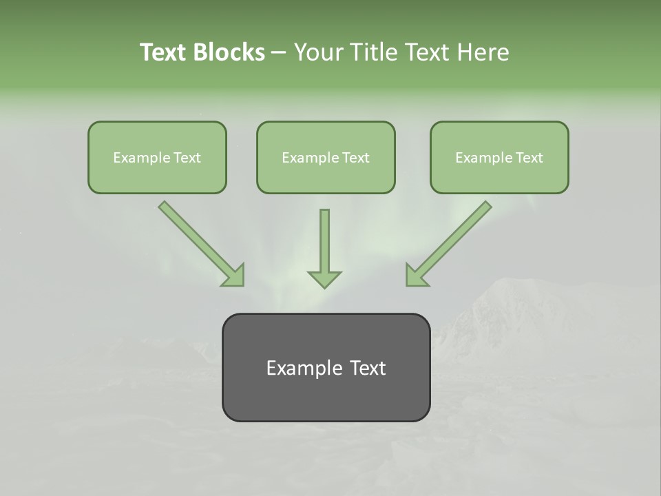 Northern Sky Borealis PowerPoint Template