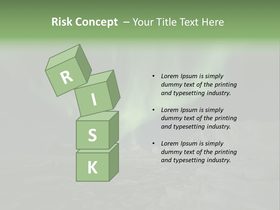 Northern Sky Borealis PowerPoint Template