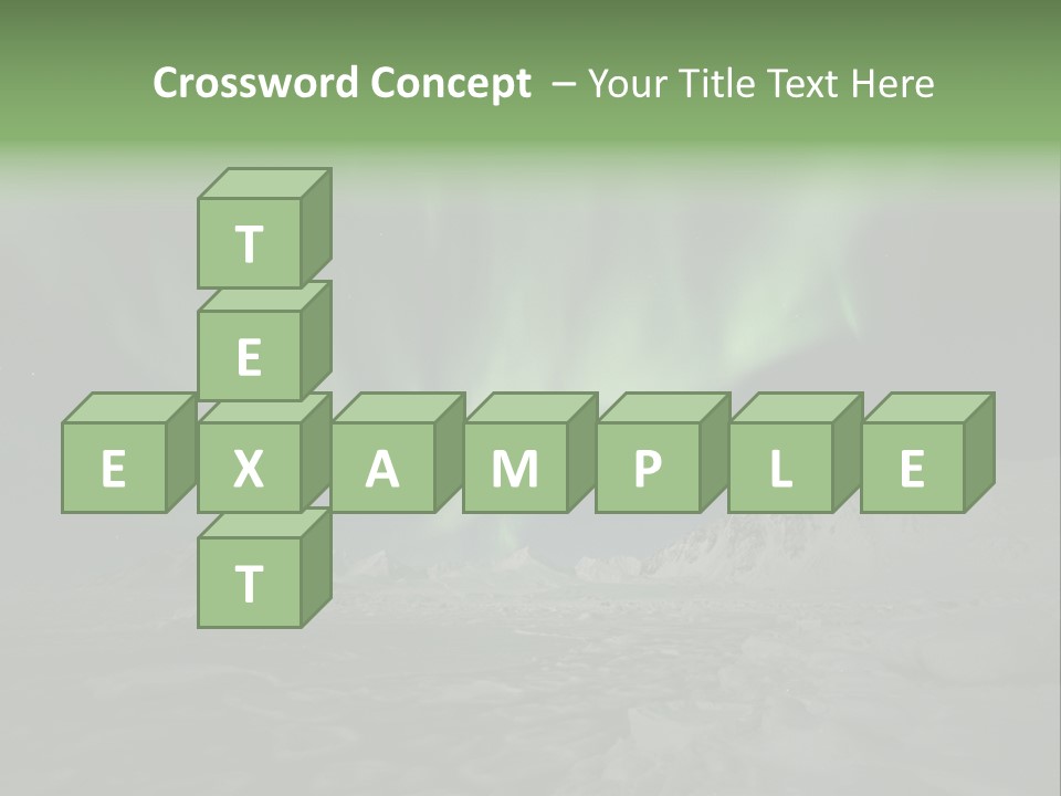 Northern Sky Borealis PowerPoint Template