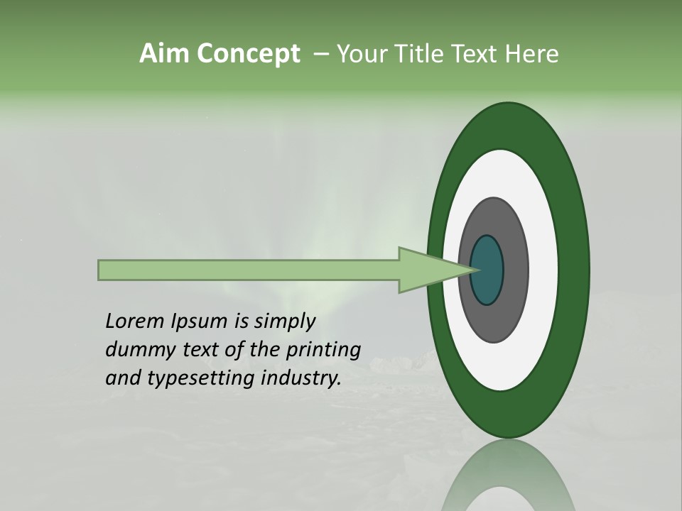 Northern Sky Borealis PowerPoint Template
