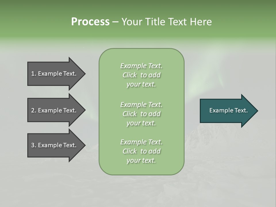Northern Sky Borealis PowerPoint Template