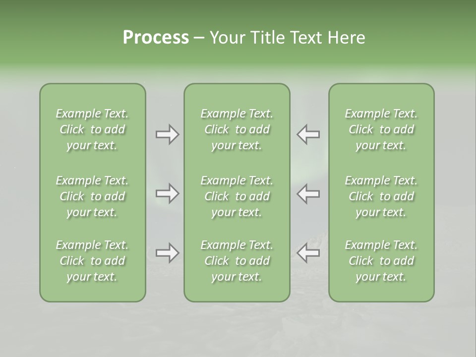 Northern Sky Borealis PowerPoint Template