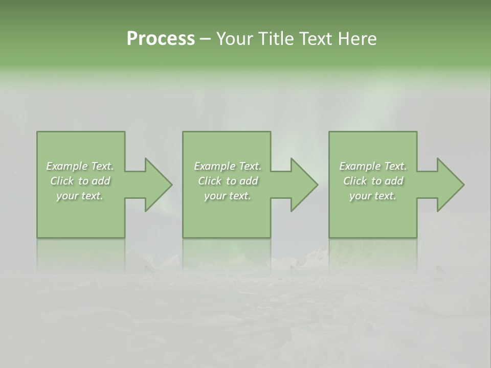 Northern Sky Borealis PowerPoint Template