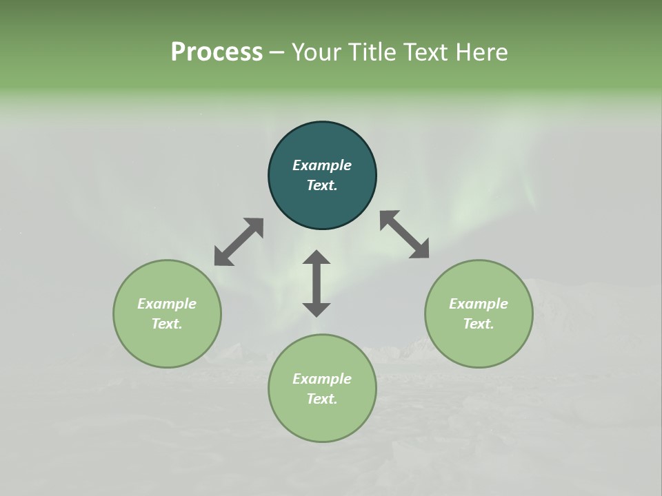Northern Sky Borealis PowerPoint Template