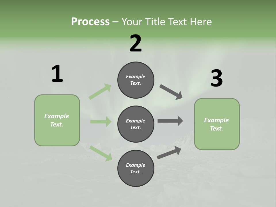 Northern Sky Borealis PowerPoint Template