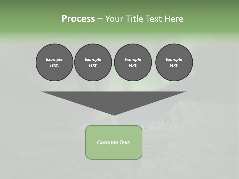 Northern Sky Borealis PowerPoint Template