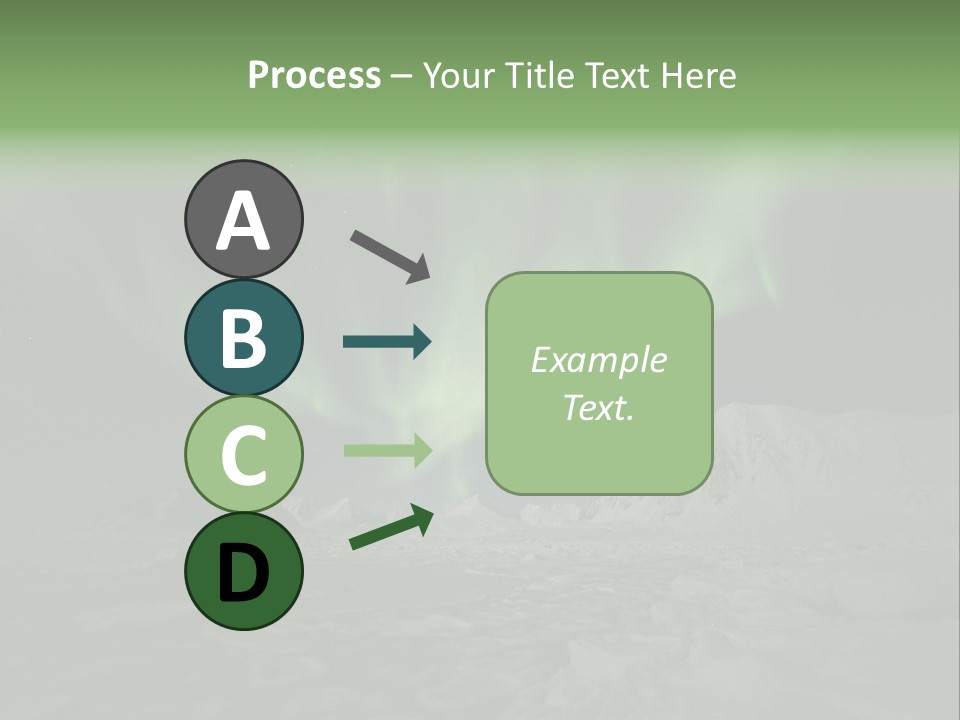 Northern Sky Borealis PowerPoint Template