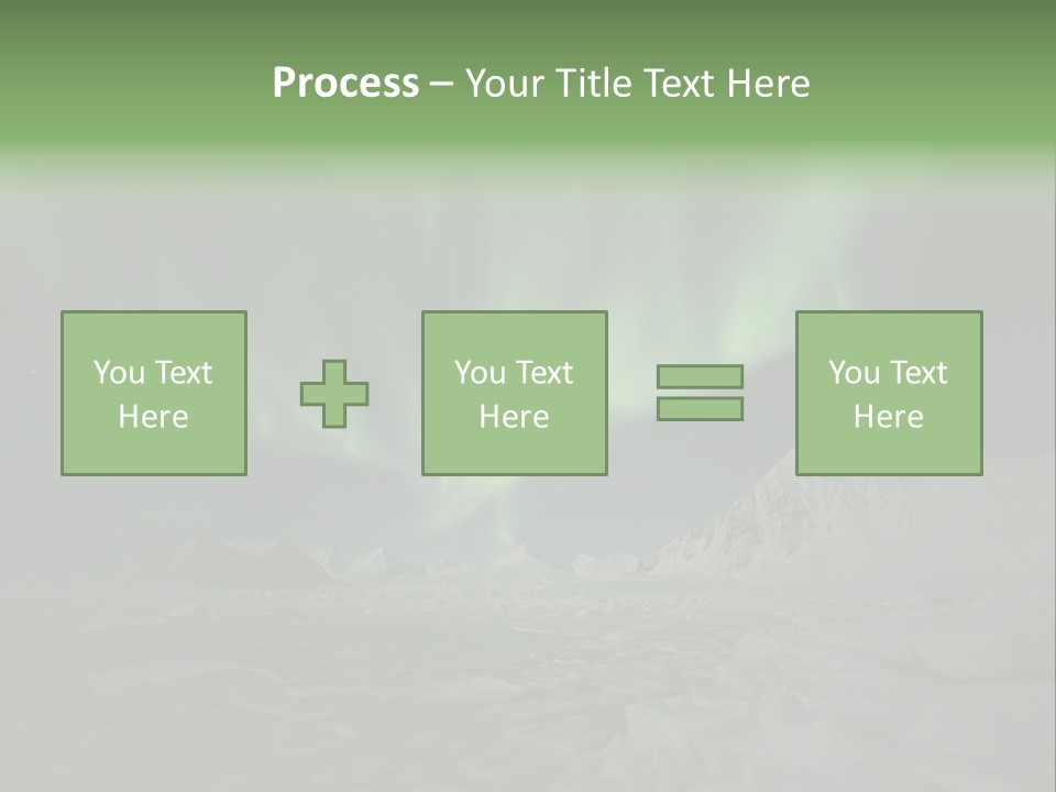 Northern Sky Borealis PowerPoint Template