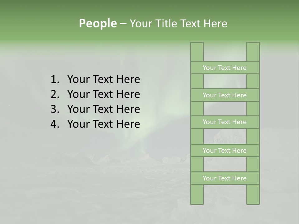 Northern Sky Borealis PowerPoint Template