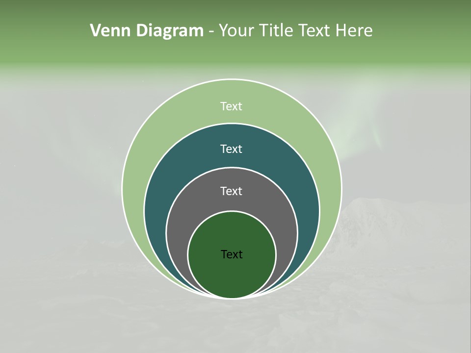 Northern Sky Borealis PowerPoint Template