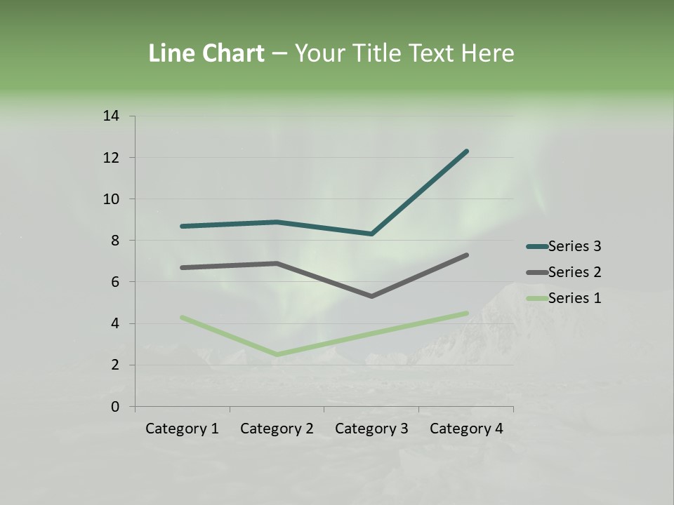 Northern Sky Borealis PowerPoint Template