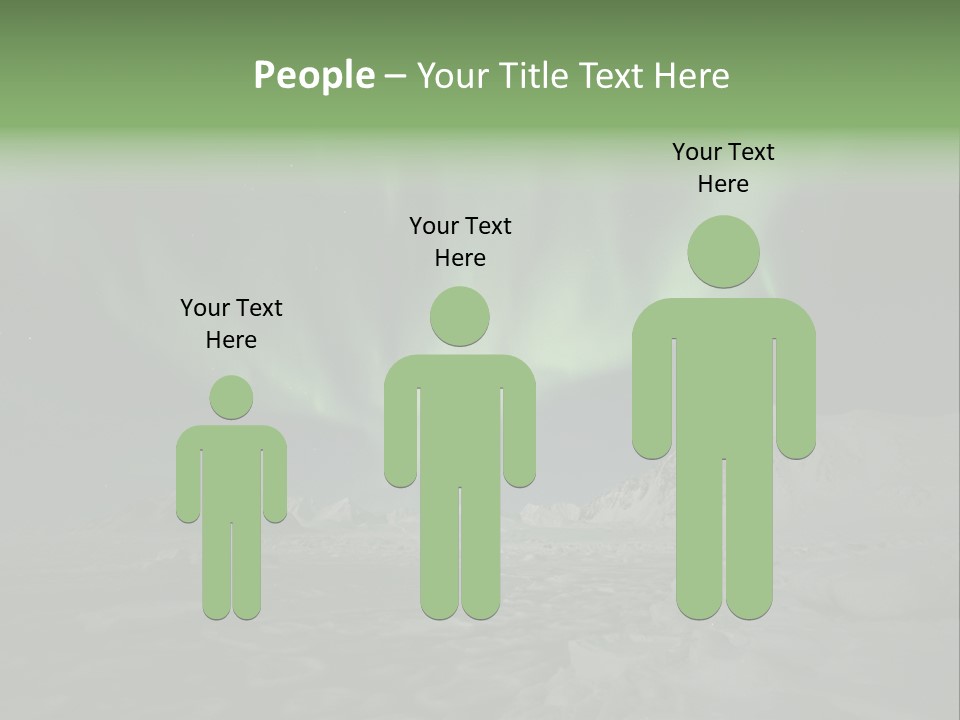 Northern Sky Borealis PowerPoint Template