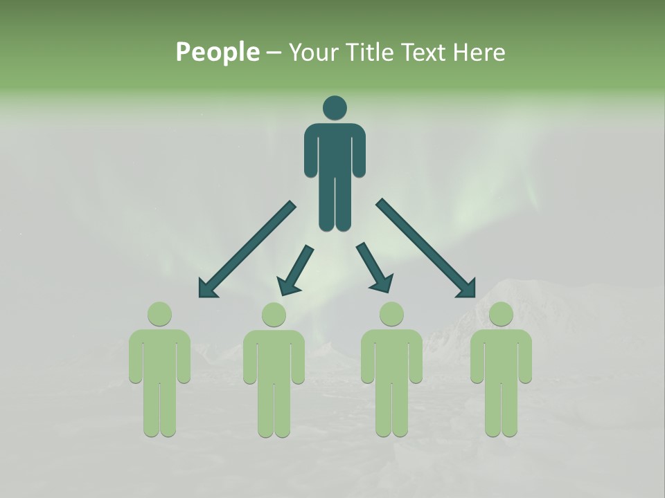 Northern Sky Borealis PowerPoint Template