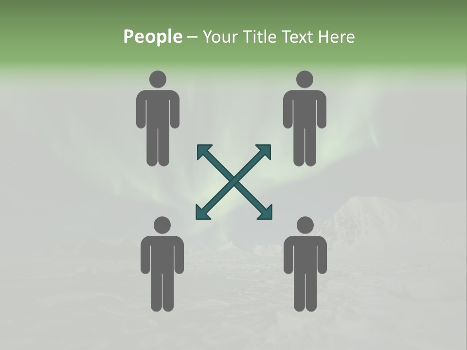 Northern Sky Borealis PowerPoint Template