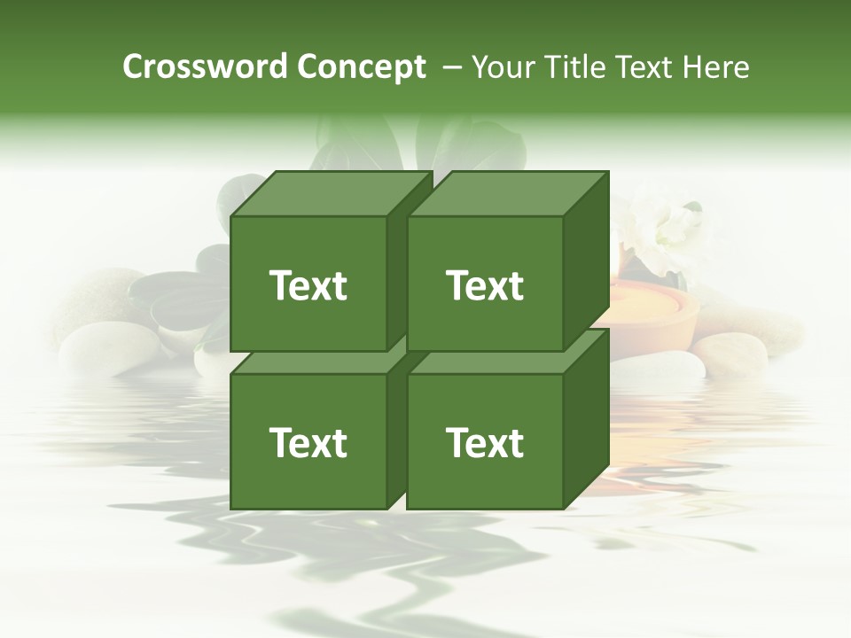 Meditation Beauty Bottom PowerPoint Template