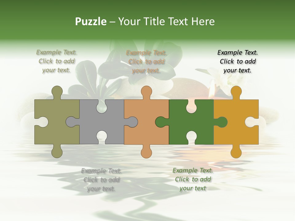 Meditation Beauty Bottom PowerPoint Template