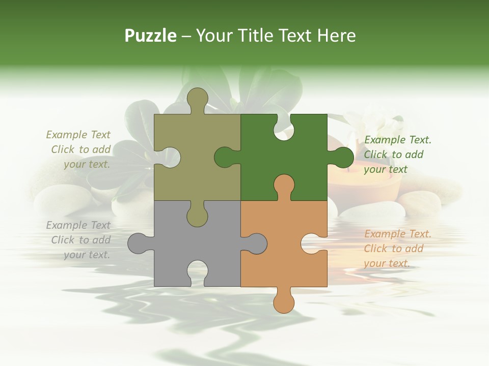 Meditation Beauty Bottom PowerPoint Template