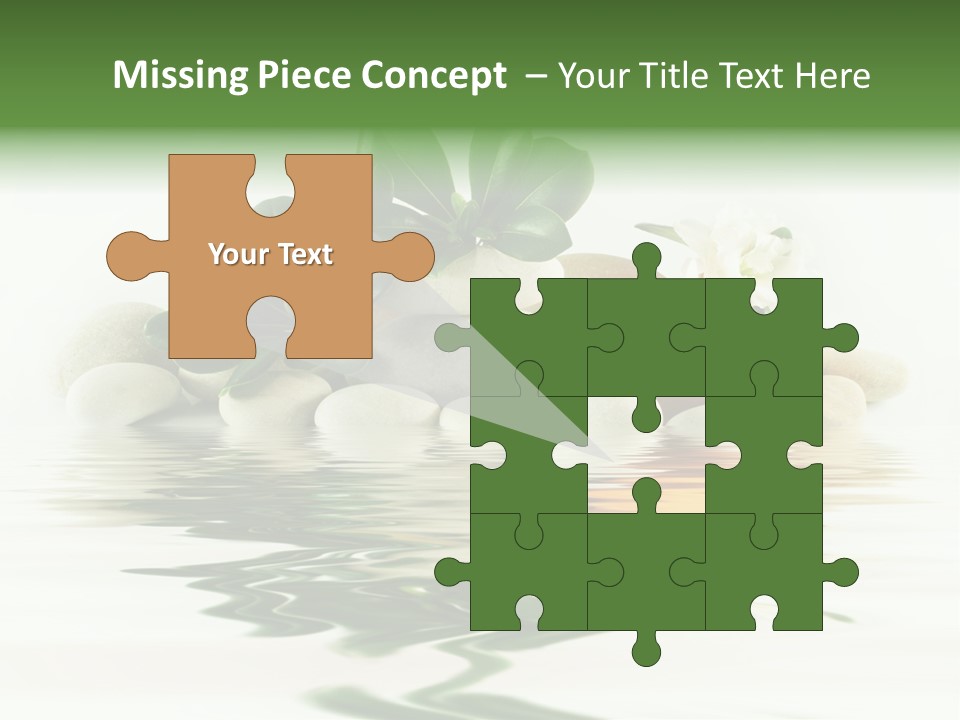 Meditation Beauty Bottom PowerPoint Template