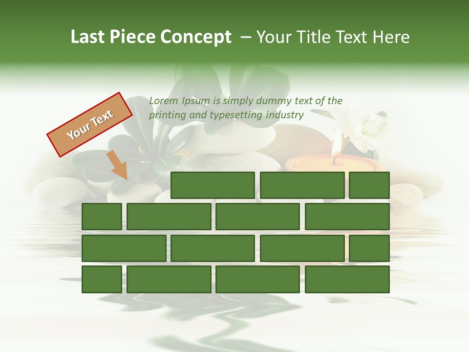 Meditation Beauty Bottom PowerPoint Template