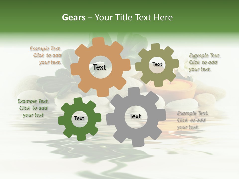 Meditation Beauty Bottom PowerPoint Template