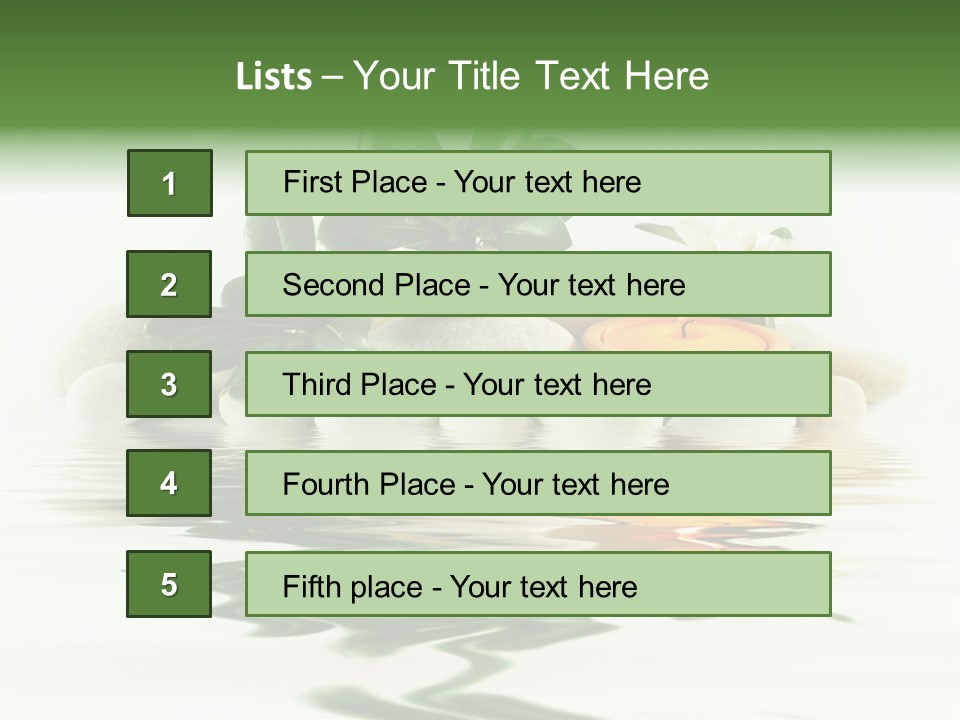 Meditation Beauty Bottom PowerPoint Template