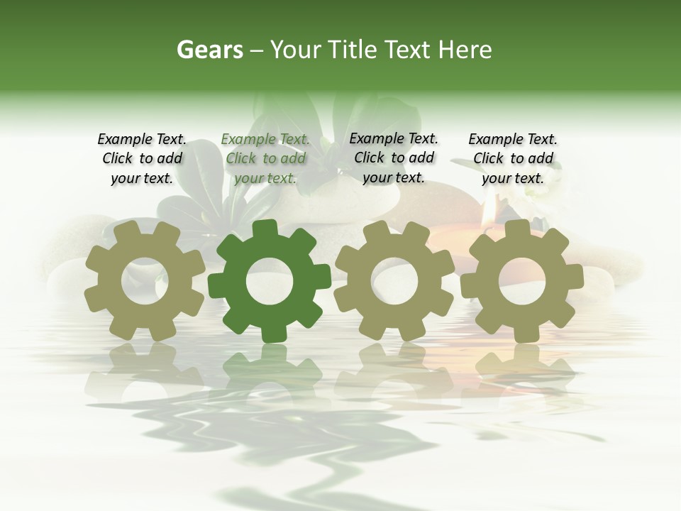 Meditation Beauty Bottom PowerPoint Template