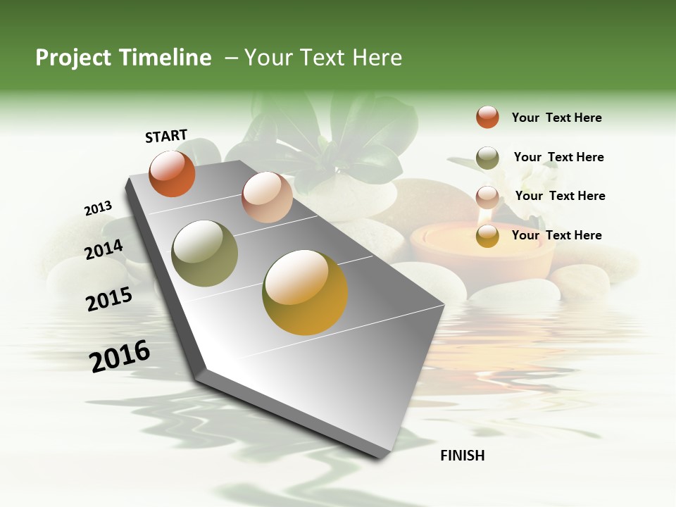 Meditation Beauty Bottom PowerPoint Template